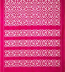 Pink Ikat Silk Saree3