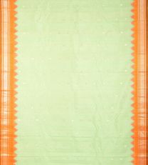 Green Gadwal Silk Saree2