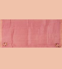 Pink Linen Saree4