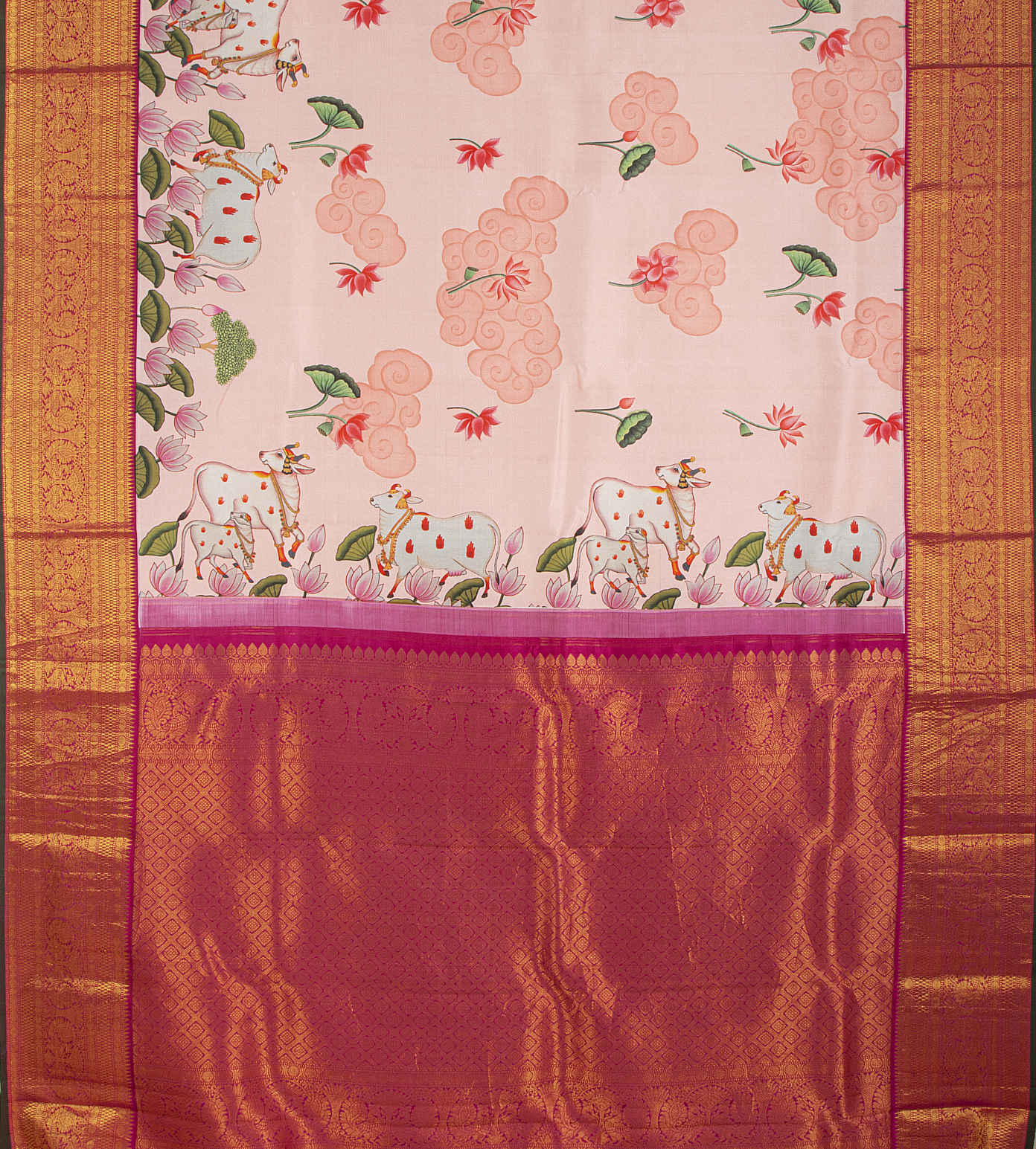 Pink Kanchipuram Silk Saree2