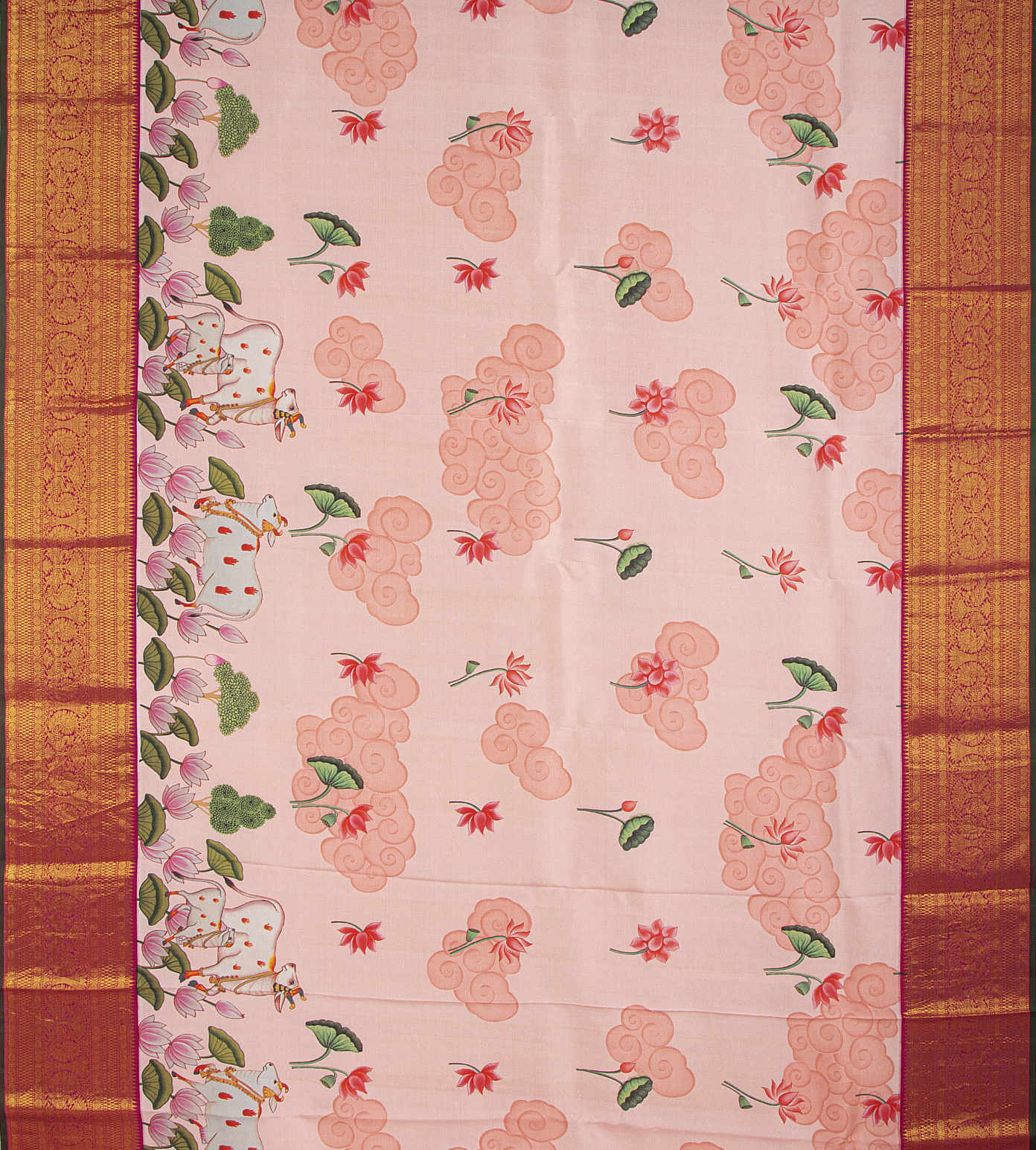 Pink Kanchipuram Silk Saree3