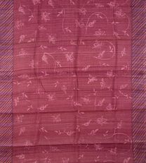 Pink Tussar Printed Saree2