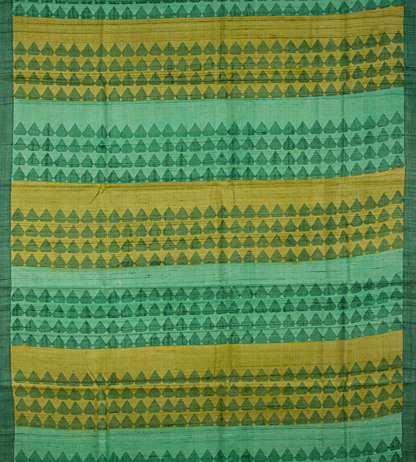 Light Green Tussar Printed Saree2