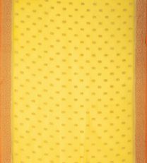 Yellow Banaras Georgette Saree2