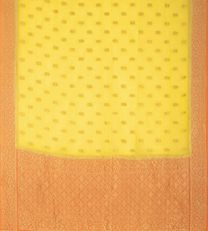 Yellow Banaras Georgette Saree3