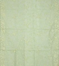 Mint Green Organza Embroidery Saree2