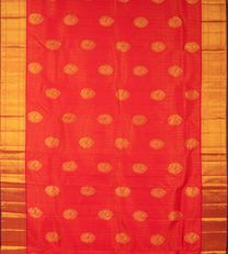 Red Kanchipuram Silk Saree2