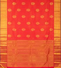 Red Kanchipuram Silk Saree3