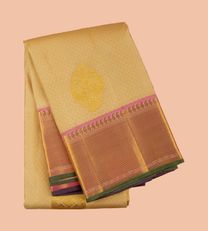 Beige Kanchipuram Silk Saree1