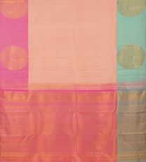 Peach Kanchipuram Silk Saree3