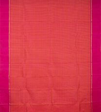 Pink And Orange Kanchipuram Silk Saree2