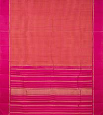 Pink And Orange Kanchipuram Silk Saree3