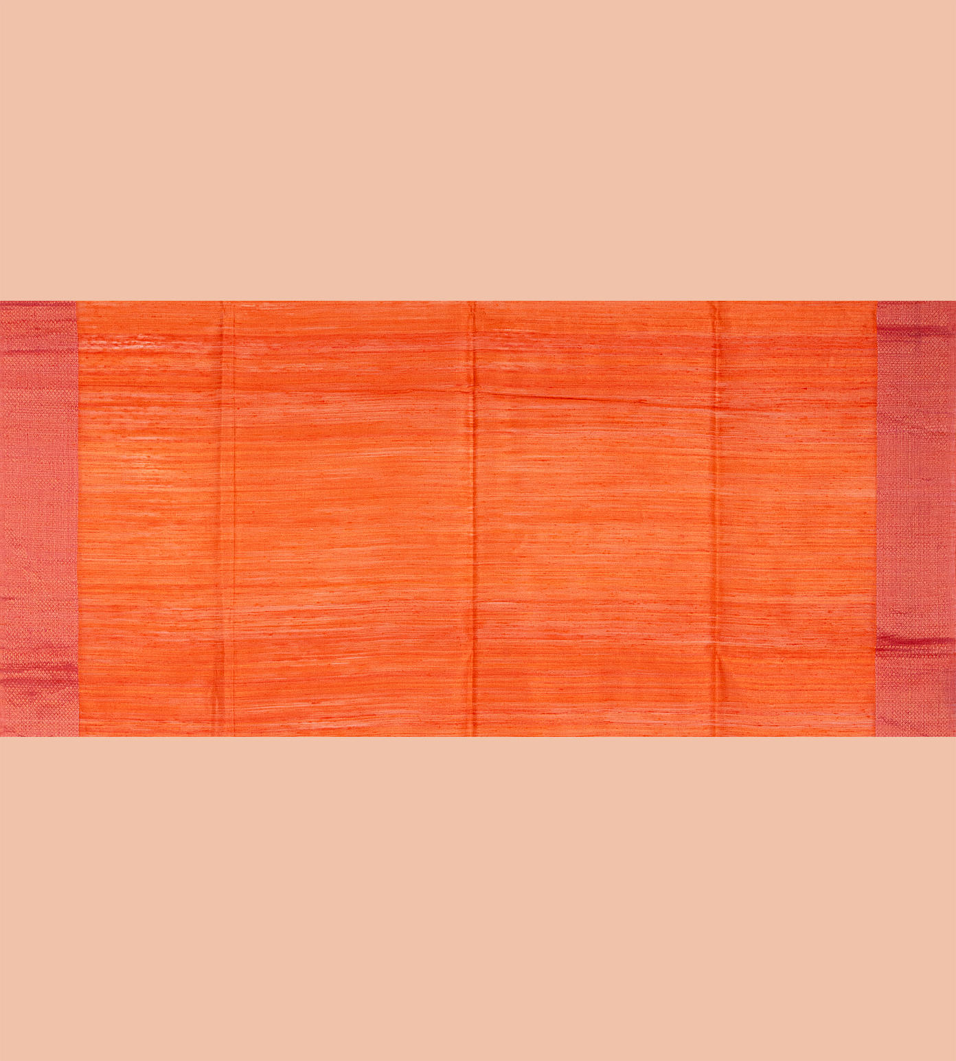 Orange Tussar Saree4