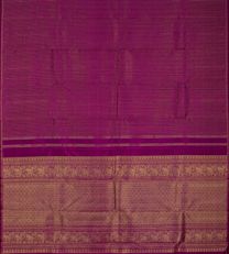 Green And Purple Kanchipuram Silk Saree2