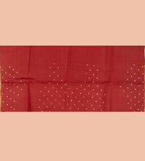 Red Tussar Embroidery Saree4