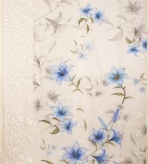 White Organza embroidery Saree2