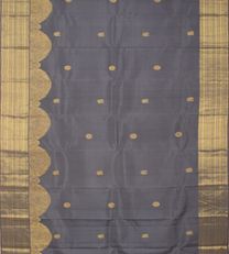 Grey Kanchipuram Silk Saree2