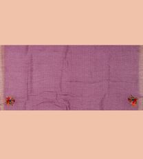 Onion Pink Linen Embroidery Saree4