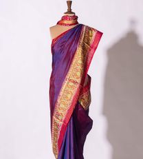 Purple Patola Silk Saree2