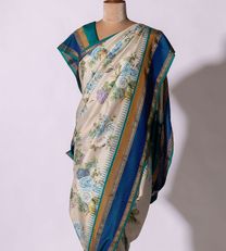 Off White Soft Silk Saree2