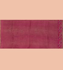 Pink Linen Printed Saree4