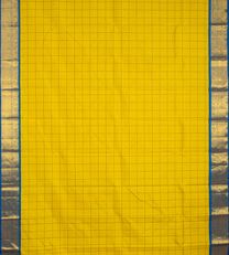 Lime Yellow Kanchipuram Silk Saree2