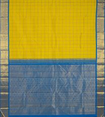 Lime Yellow Kanchipuram Silk Saree3