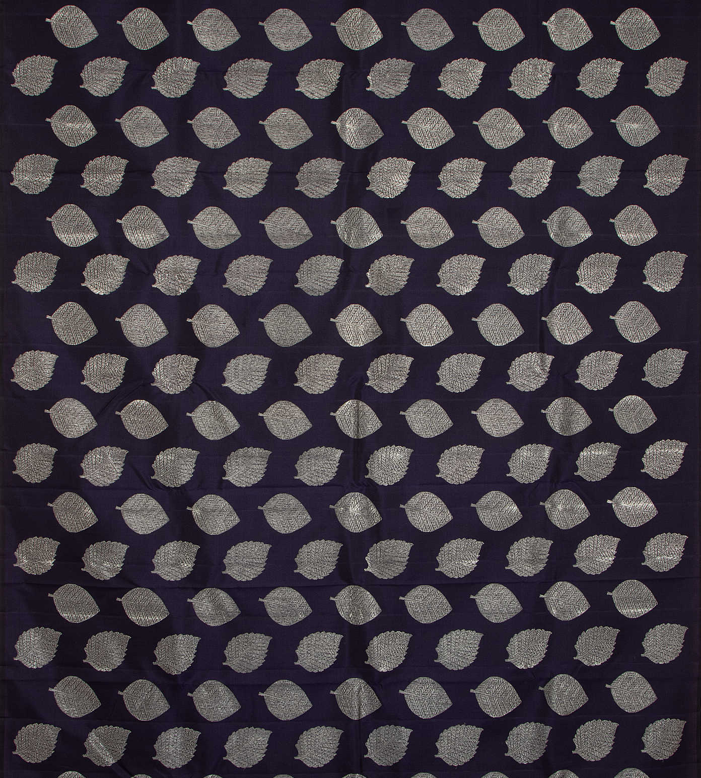 Deep Blue Kanchipuram Silk Saree2