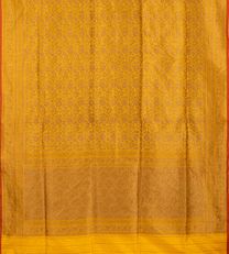 Yellow Banaras Silk Saree3