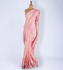 Pink Banaras Silk Saree1