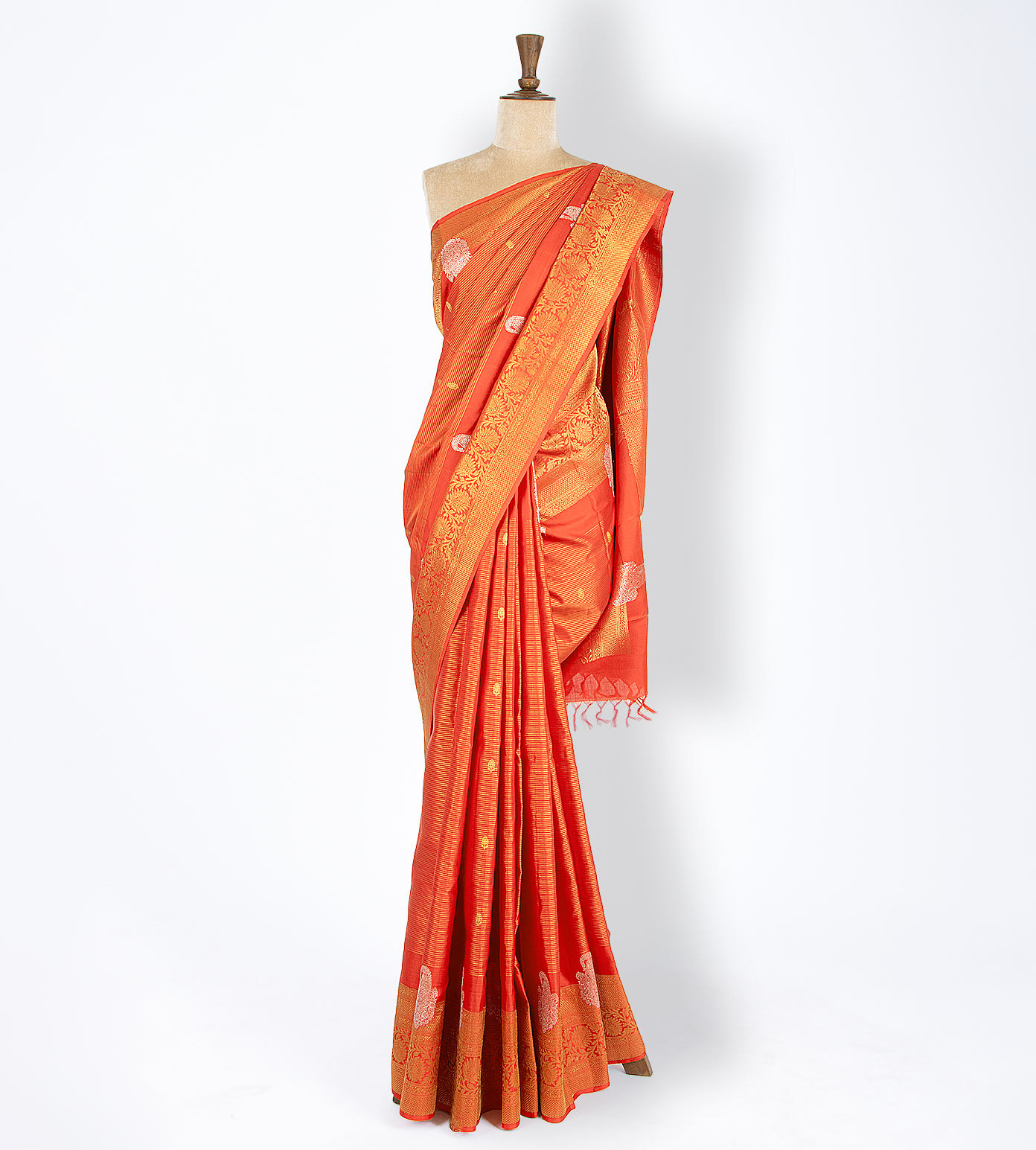 Red Kanchipuram Silk Saree