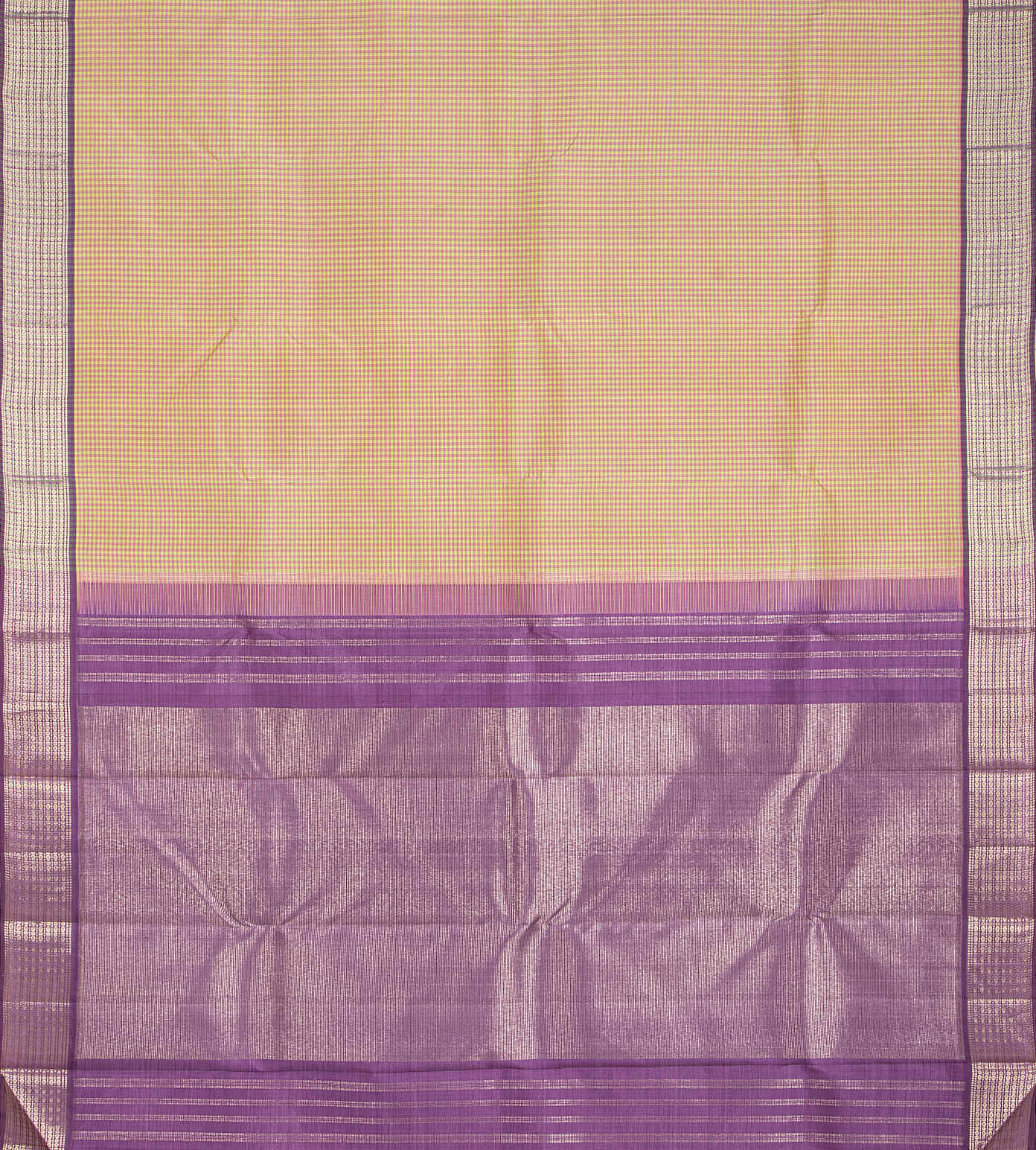 Multicoloured Kanchipuram Silk Saree3