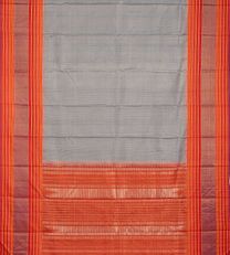 Grey Kanchipuram Silk Saree3