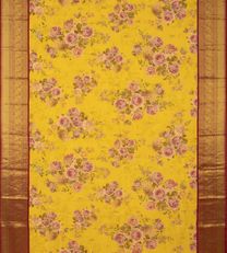 Yellow Kanchipuram Silk Saree2
