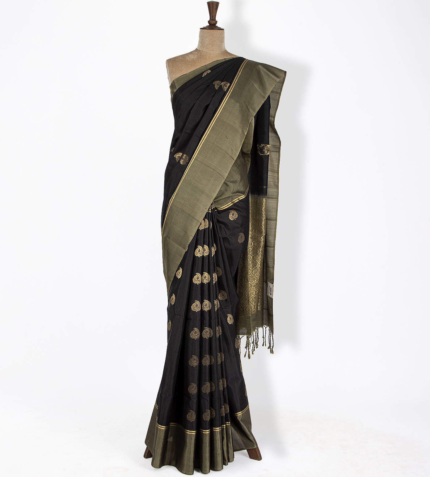 Black Soft Silk Saree1