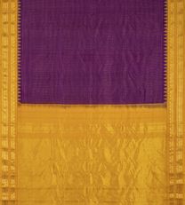 Bright Purple Gadwal Silk Saree3