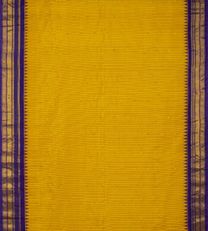 Yellow Gadwal Silk Saree2