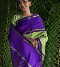 Green Kanchipuram Silk Saree5