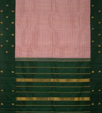 White And Dark Pink Kanchipuram Silk Saree3