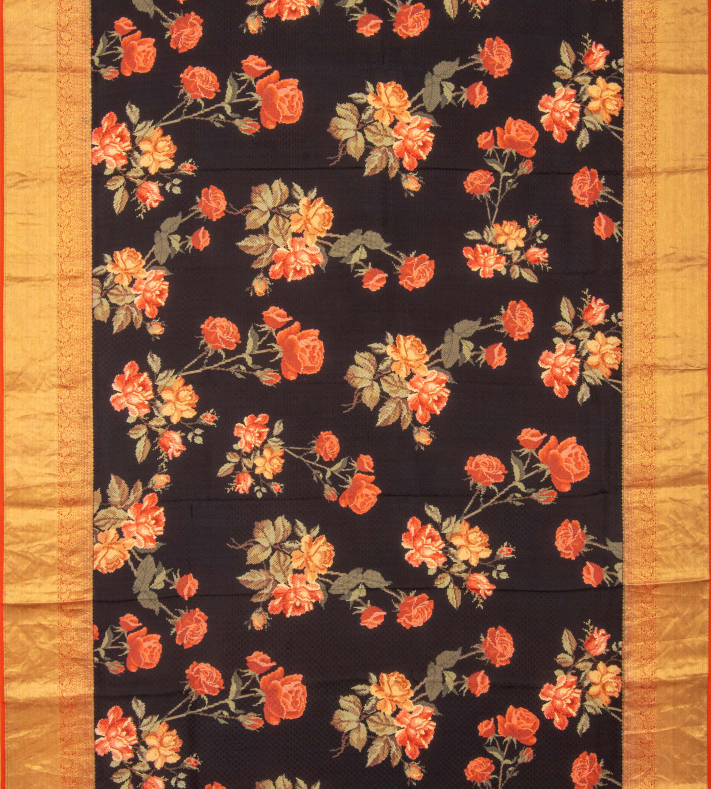 Black Soft Silk Saree2