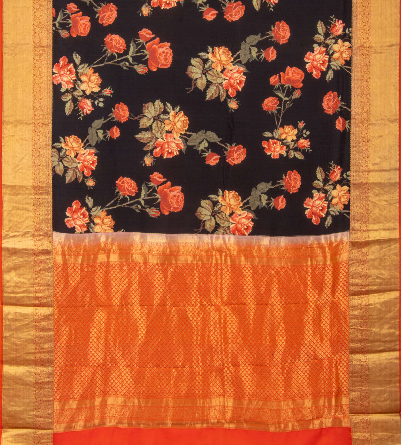 Black Soft Silk Saree3