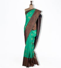 Green Kanchipuram Silk Saree 1