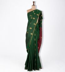 Green Kanchipuram Silk Saree1