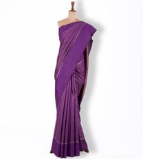 Purple Kanchipuram Silk Sree1