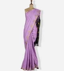Lavender Kanchipuram Silk Saree1