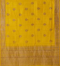 Yellow Banaras Tussar Saree3