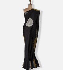 Black Kanchipuram Silk Saree1