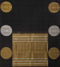 Black Kanchipuram Silk Saree3