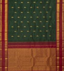 Deep Green Kanchipuram Silk Saree3