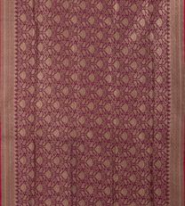 Deep Pink Banarasi Silk Saree2